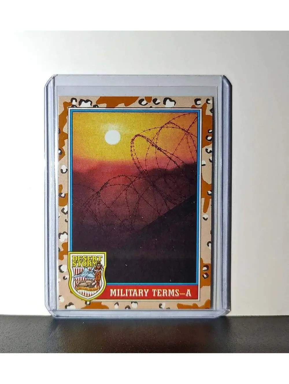 Military Terms – A 1991 Topps Desert Storm #143 Card